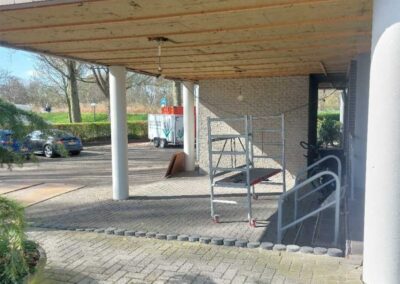 Plafond renovatie entree isoleren