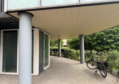 Plafond renovatie ronde deel klaar