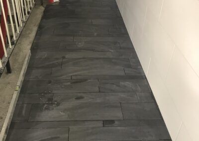 Renovatie portiek nieuwe vloer